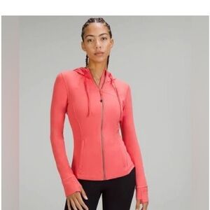 NWOT Lululemon Hooded Define Jacket in Pale Raspberry